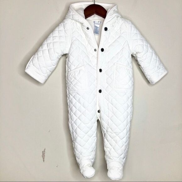 Polo Ralph Lauren Sz 9M Quilted Snowsuit Bunting - Picture 1 of 5